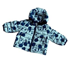 Baby Gap Disney Mickey Jacket Hooded Baby Boy 6-12M